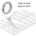 Ring Size Adjuster 100-Pack – Invisible Clear Silicone Spacers for Oura Ring Gen 4/3, Samsung Galaxy Ring & Smart Rings