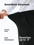 Fliwos Mens Stretch Dress Pants Flat Front Blue Size 29W x 31L by Deal US