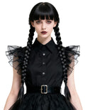 Ccfurwo Braided Black Wig Gothic Costume Women Cute Soft Black CC050BK by Deal US