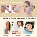 CGYISOL Graphene V Line Lifting Mask Adjustable Double Chin Reducer Pink by Deal US