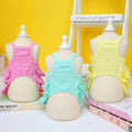 Wiz BBQT Chihuahua Yorkie Dog Dress Sleeveless Ruffles Bow Yellow Size L by Deal US