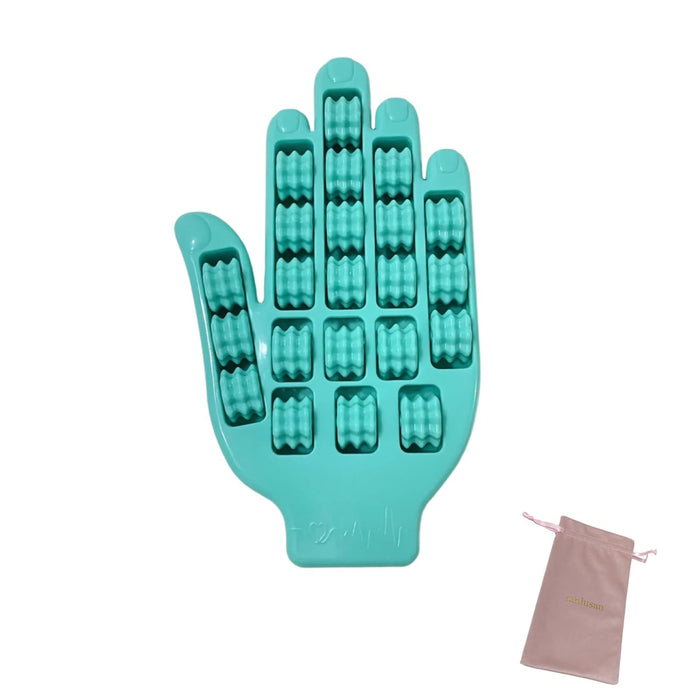 Hand Massager Finger Roller for Arthritis Carpal Tunnel Pain Relief Blue by Deal US