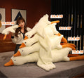Srutirbo Giant Goose Stuffed Animal Plush Pillow White 37.5 Inch by Deal US