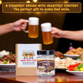 SOLMAY Funny Beer Cheers Gift Jar with 60 Uplifting Messages for Dad 0.5 by Deal US