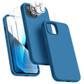 in 1 Designed for iPhone 13 Case, with 2 Pack Screen Protector,2 Pack Camera L