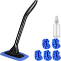 POPDA Car Windshield Cleaner Tool Detachable Handle 5 Pads 30ml Sprayer by Deal US