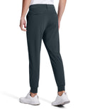 SERAMY Men's Golf Joggers Slim Fit Stretch Sweatpants Black Size L by Deal US