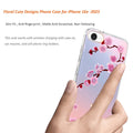 iPhone 17e & 16e Case: Slim Clear Matte Cute Flowers Floral Design for Girls