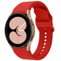 Apbands Silicone Sport Strap for Samsung Galaxy Watch 20mm Red Size 20mm by Deal US