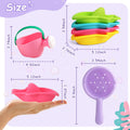 Fajiabao Toddler Bath Toys 6 PCS Colorful Stacking Boat Water Table by Deal US