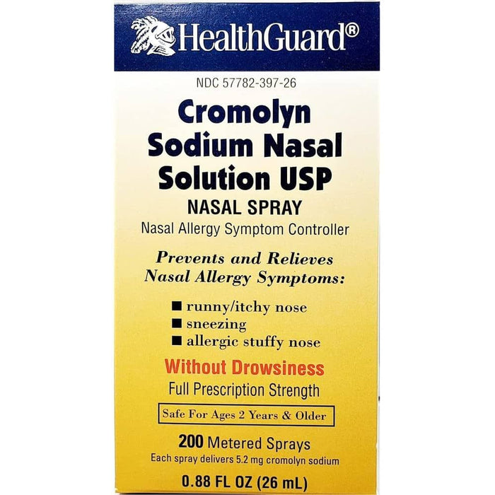 HealthGuard Cromolyn Sodium Nasal Solution USP 0.88oz by Pasteur Pharmacy