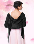Kate Kasin Soft Chiffon Pashmina Scarf Shawls and Wraps for Formal Evening Party by Vanessa Jane