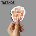 TATAHOS Overstimulated Moms Club Vinyl Stickers 3"x2.8" 3Pcs Waterproof by Deal US
