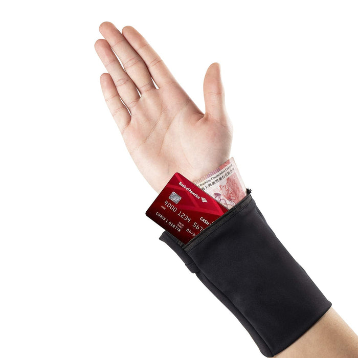 Pocket Wrist Wallet Wrist Cell Phone Holder, Ankle Wallet, Sweat Bands, Armband,