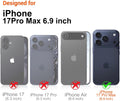 Compact Case for iPhone 17 Pro Max Shiny Silver Butterfly Design