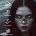 Cardiyar Glitter Freckles 24PCS Waterproof Gold Temporary Face Tattoos by Deal US