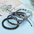Beach Bracelet Set for Men and Women, Surfer Men Bracelet, Braided Boho Summer B