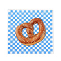 GotGala Oktoberfest Deli Sandwich Paper Blue White Checkered 100 Pcs by Deal US