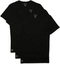 Lacoste Underwear Men's Essentials 3-Pack 100% Cotton Slim Fit V-Neck T-Shirts by I-Max Fashions