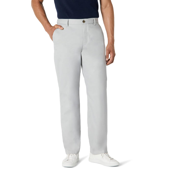 Amazon Essentials Men's Classic-Fit Wrinkle-Resistant Chino Pant Grey Size 34x33 by Deal US