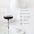 Hotel Collection Smoke Stem Red Wine Glasses | 4 Glasses by DailySale