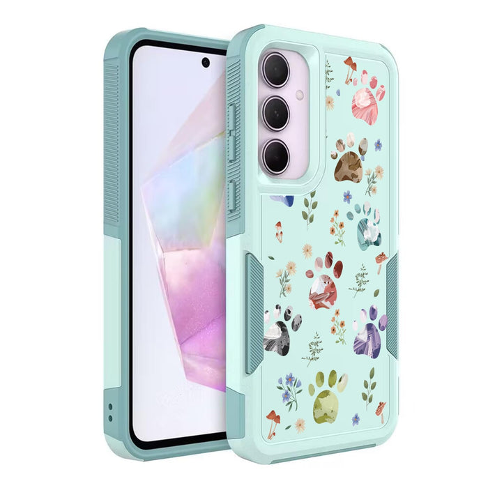 for Samsung Galaxy A35/A55 5G Case: Cute Flowers Floral Design for Girls Women S