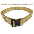 YouchingWld Belt V2 Adjustable Tactical Molle Belt Metal Buckle Khaki 36-46 by Deal US