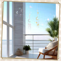 NBEADS 3 Pcs 3 Styles Crystal Car Mirror Hanging Accessories, Moon Star Sun Catcher Decor with Empty Perfume Bottle Crystal Boho Car Mirror Charm for Home Window Decoration,9.15-13.78inch