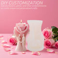 Couple Candle Silicone Mold Wax Melt Epoxy Resin Rose Soap DIY Craft by Deal US