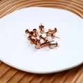 Bomeirc Rose Gold Push Pins 100pcs Double Headed Decorative Tacks with Box by Deal US
