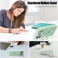 Magnetic Kickstand Case for iPhone 17 Pro Mint Military-Grade Shockproof Matte Semi-Clear Cover by Merch Section