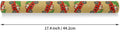 CAMKUZON Kraft Christmas Wrapping Paper Roll Vintage Red Black Plaid 17.4 Inch by Deal US