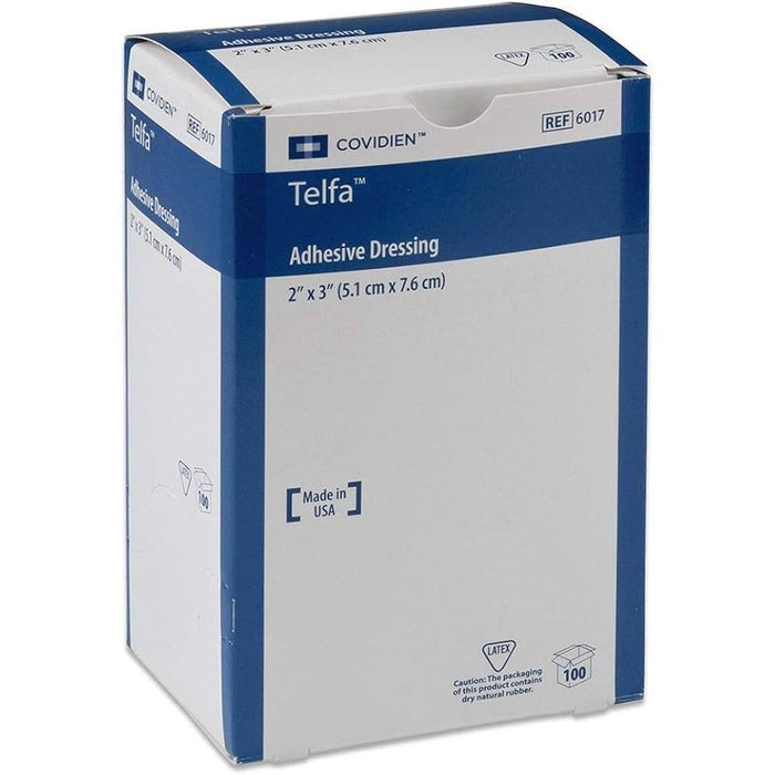 Curity Telfa Ouchless Adhesive Dressing 2" X 3" Sterlie Pads by Pasteur Pharmacy