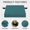 Easy-Going Waterproof Patio Outdoor Cushion Covers Replacement 22x20x4 inch 2 Pa by Vanessa Jane