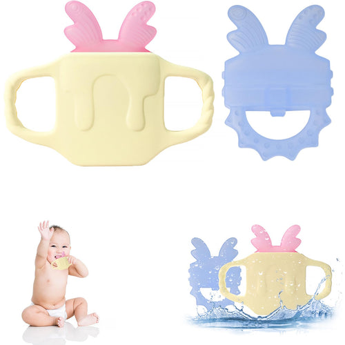 Anboor Baby Silicone Cold Teether 0-12 Months Water Filled Ice Relief by Deal US