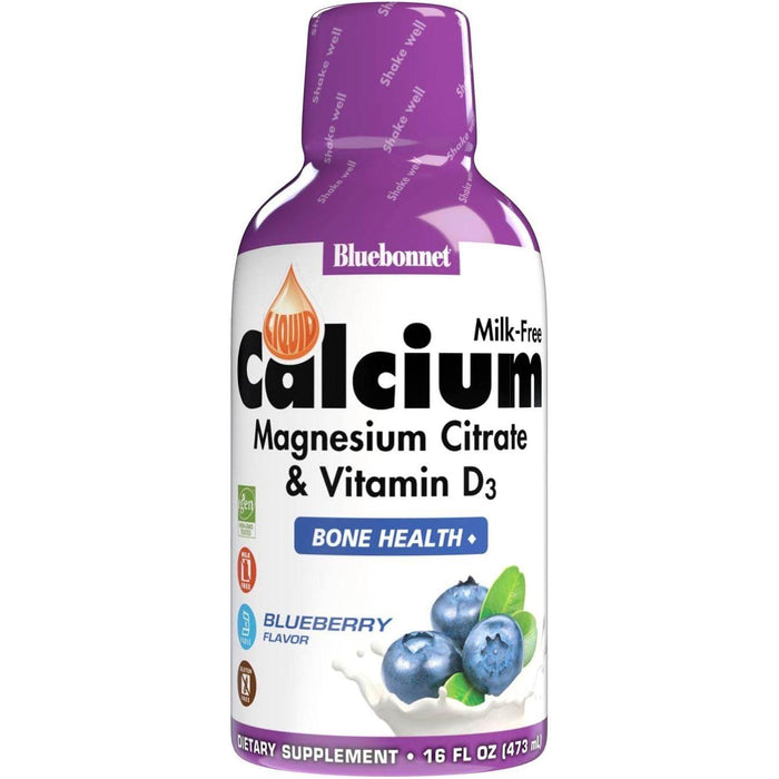 Bluebonnet Nutrition, Liquid Calcium Magnesium Citrate Plus Vitamin D3 Natural 16.Oz by Pasteur Pharmacy