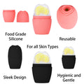 Roller for Face 2 Pack — Silicone Ice Face Roller to Tighten, Lift & De-Puff for