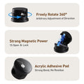 Pack Magnetic Cable Clips, Upgraded 360° Rotatable Cord Holde