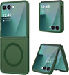 Magnetic Dual-Layer Shockproof Case for Samsung Galaxy Z Flip 7 Green