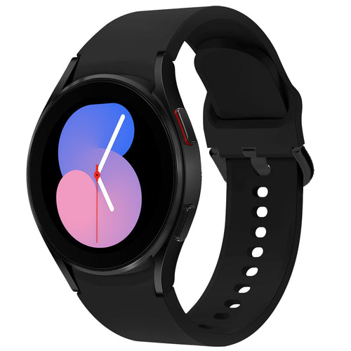 Apbands Silicone Sport Strap for Samsung Galaxy Watch 20mm Black by Deal US