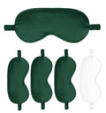 Sleep Masks 5PACK Silk Eyes Cover Satin Eye Mask Silky Blackout Soft Blindfold Sleeping Eyeshades Covers Bridesmaid Gifts