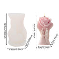 Couple Candle Silicone Mold Wax Melt Epoxy Resin Rose Soap DIY Craft by Deal US