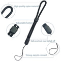 yuntop 5PCS Wrist lanyard, 7.8 inch Hand Wrist Strap Lanyard, Adjustable Nylon Wristlet Straps for Cell Phone, Camera, GoPro, PSP, USB Flash Drives, Flashlight (Black)