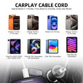 Cable Cord Iphone 16 17 Usb A To Usb C Cable For 17 Air/17 16 15 Pro Max ，Plus,