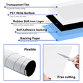 JINGZHAN Self Adhesive Magnetic Sheet 12x17 White 2 Pack Dry Erase Board by Deal US