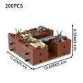 MOOXI WW2 Battlefield Military Block Set Right Corner 200PCS ABS by Deal US