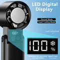 Handheld Fan, 12000RPM Powerful Hand Fan Foldable with Air Turbo Tech Cooling,Tu