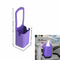 Foldable Silicone Cup Holder Dual-Open Design fits Most Bottles&Cups.Leak-Proof,