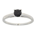 .50ct Black Diamond Eng Only Sterling Silver by Bids.com