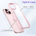 Slim Clear Case For Iphone 15 Iphone 14 Iphone 13 Case, Transparent Hybrid Hard
